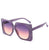 Purple Oversized Fashion Eyewear